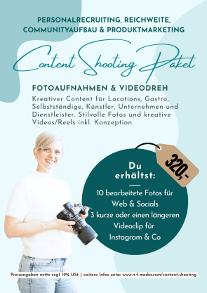 A5 Flyer Content Shooting Paket